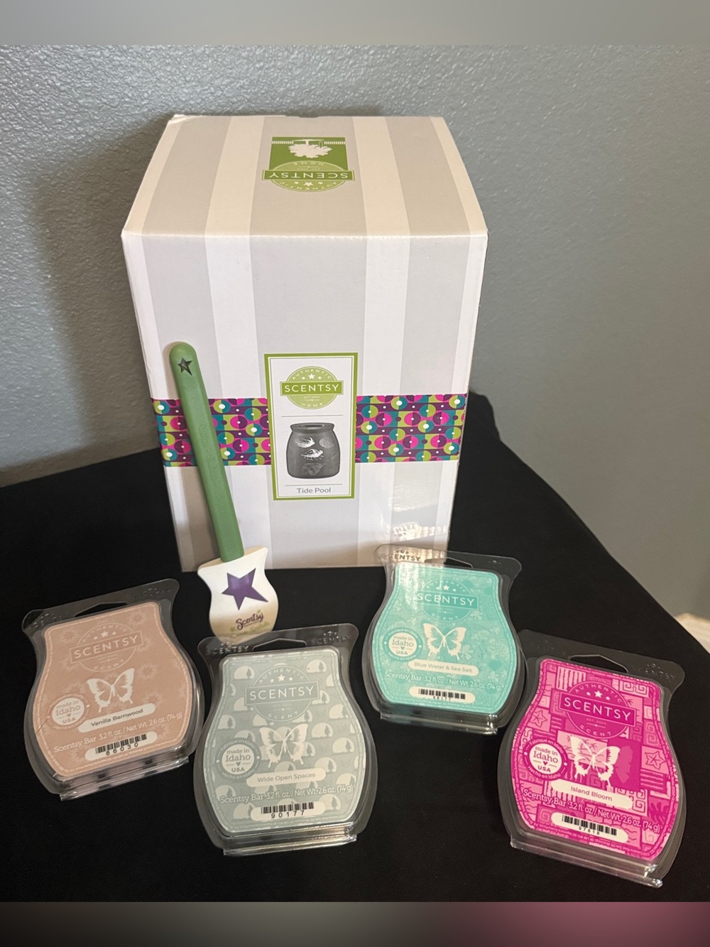 Scentsy Tide Pool Warmer & Wax Set